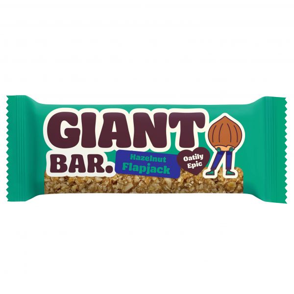 Hazelnut Vegan Flapjack - Giant Bar