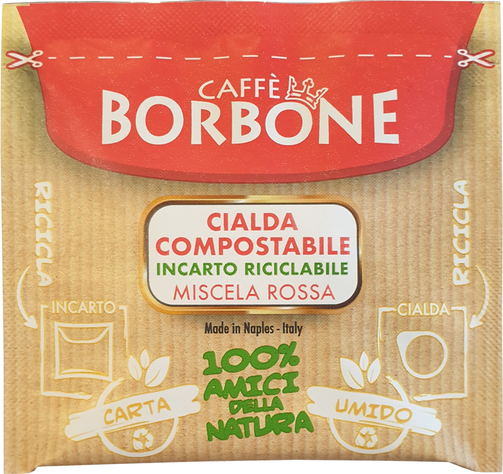 Cialde Caffè Borbone » Miscela Rossa « 100% Robusta beans!