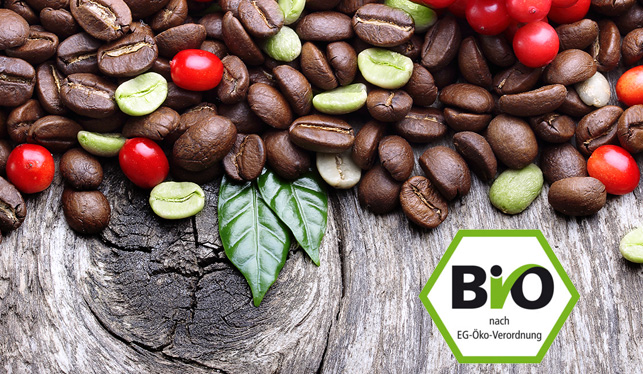 Bio coffee ≫ 100% from organic farming ♥ organic seal