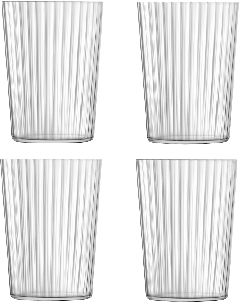 LSA Gio Line Wine Glass, Set of 4 - Clear