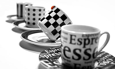Black Glass Coffee Cup Set Espresso Travel Vintage Nordic Cup Luxury  Aesthetic Drinkware English Custom Tazas Drinkware GPF17XP