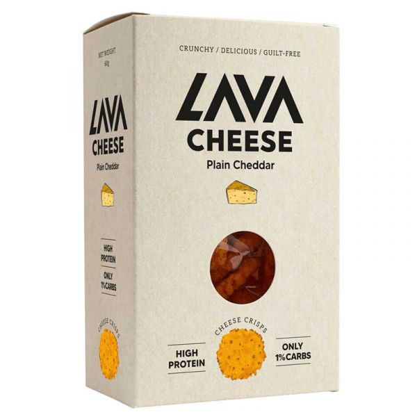 Cheddar crisps - Lava Cheese